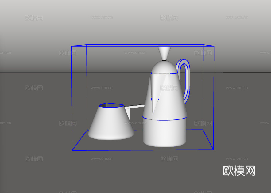 厨具组合su模型下载（渲染图2）