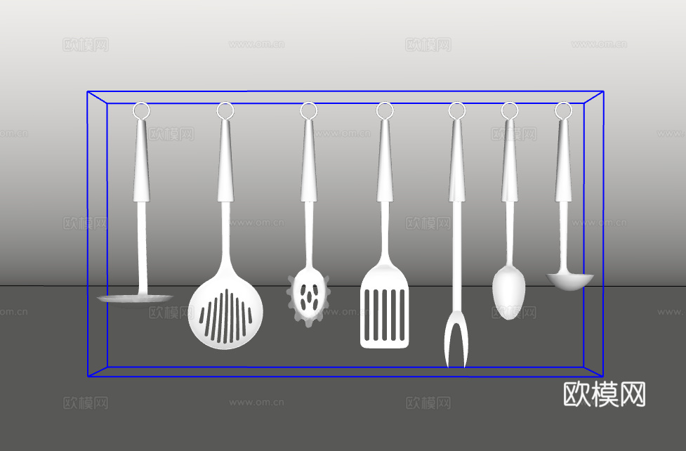 厨具组合su模型