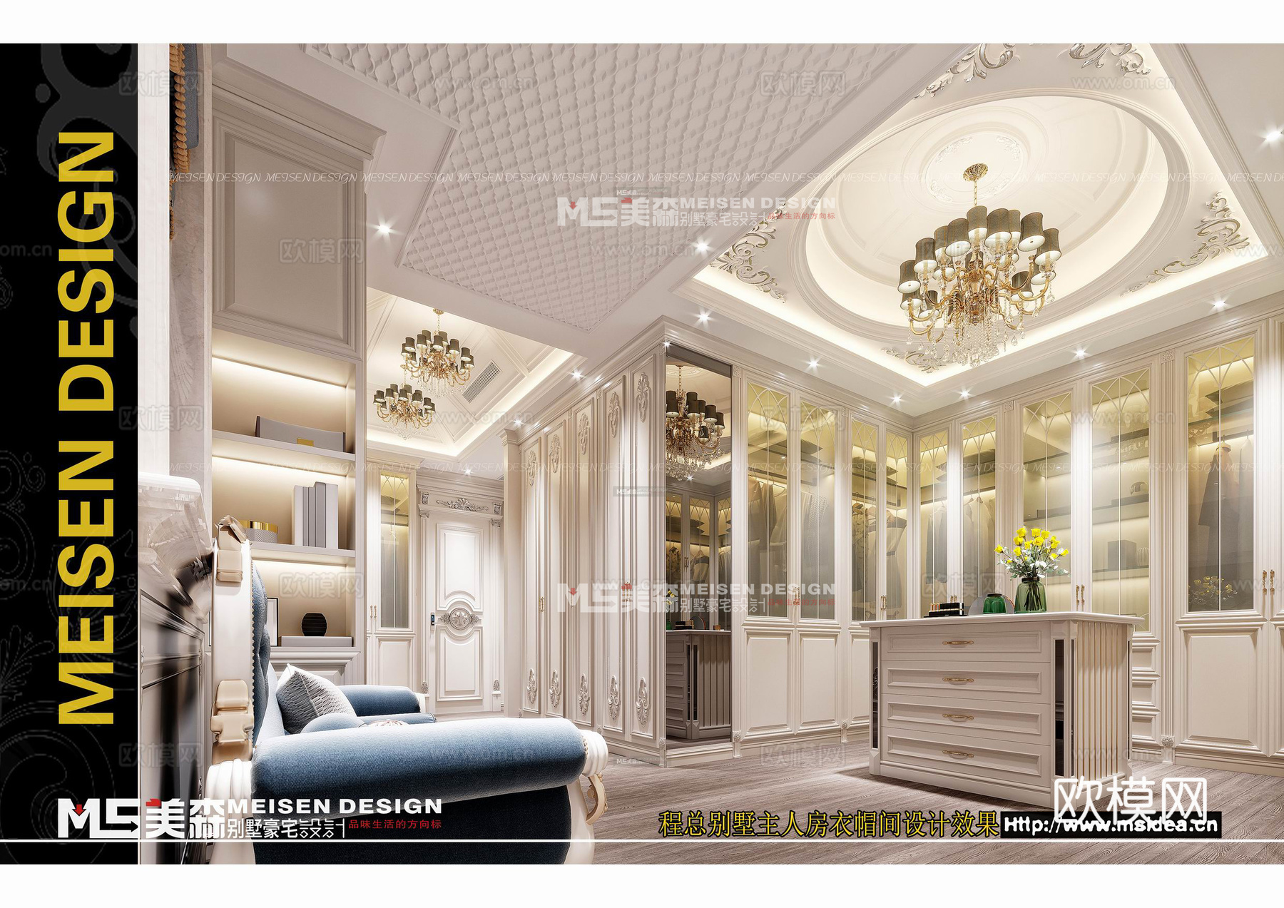 欧式豪宅施工图cad施工图