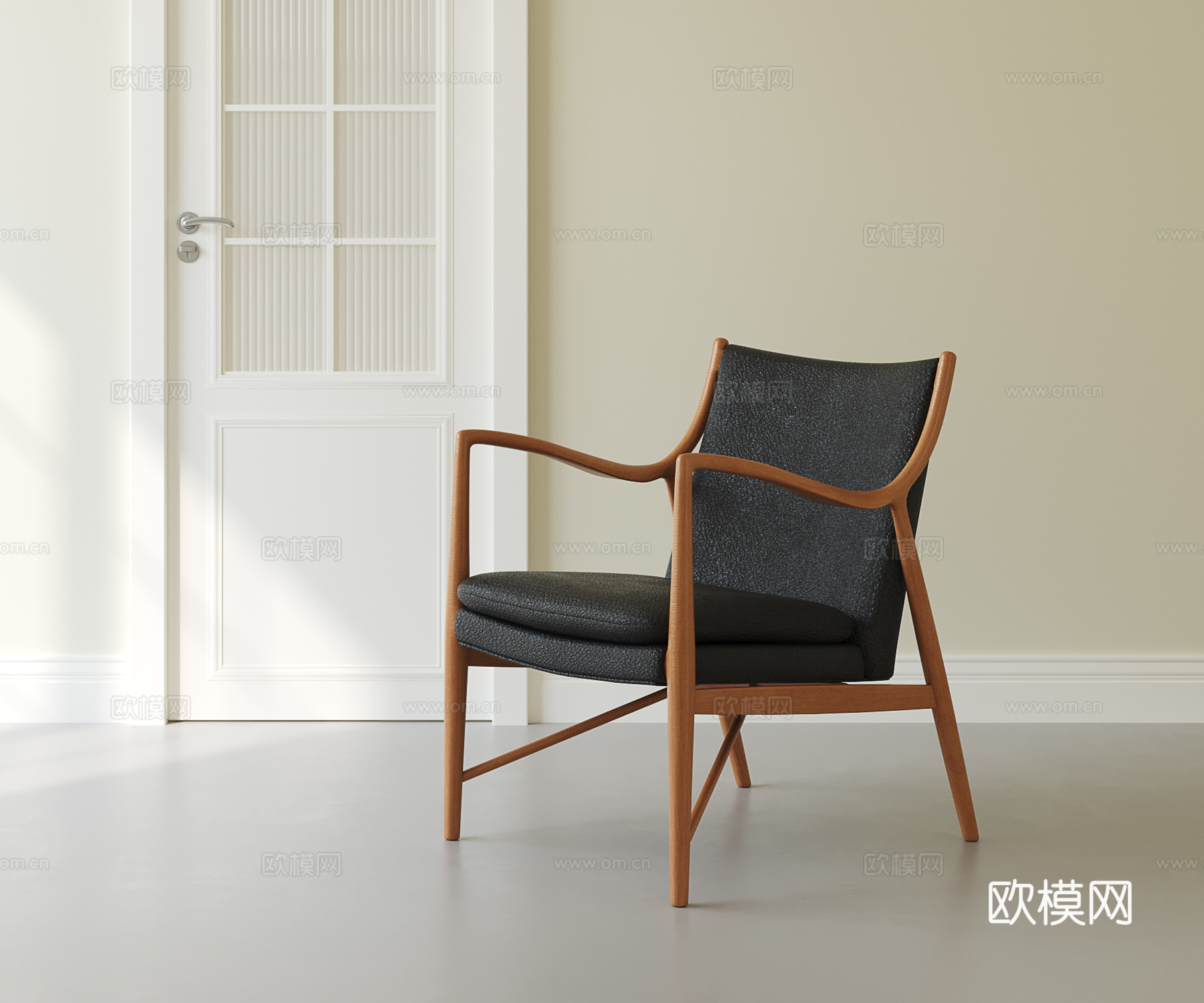 法式中古休闲椅su模型