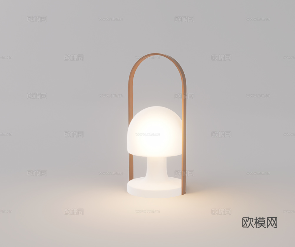 台灯su模型