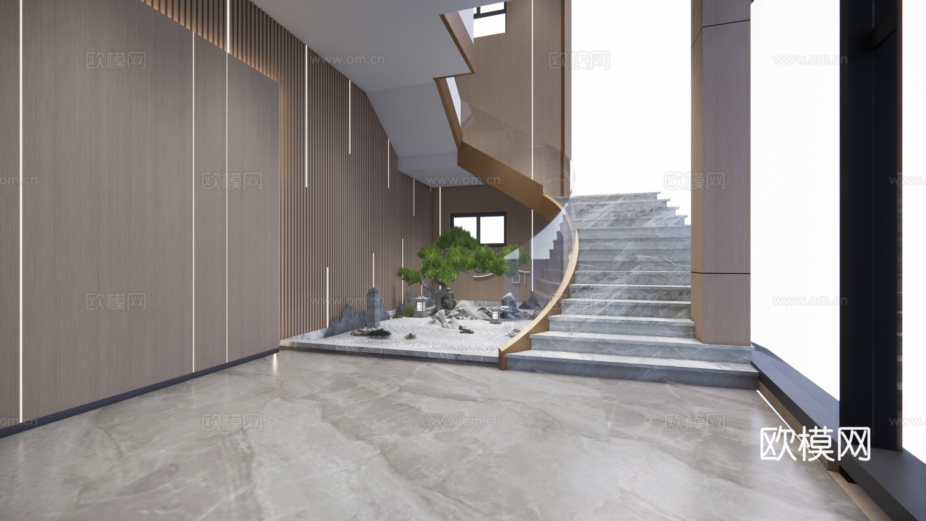 微景观 花镜 小品 造景 绿化 景观 组团su模型