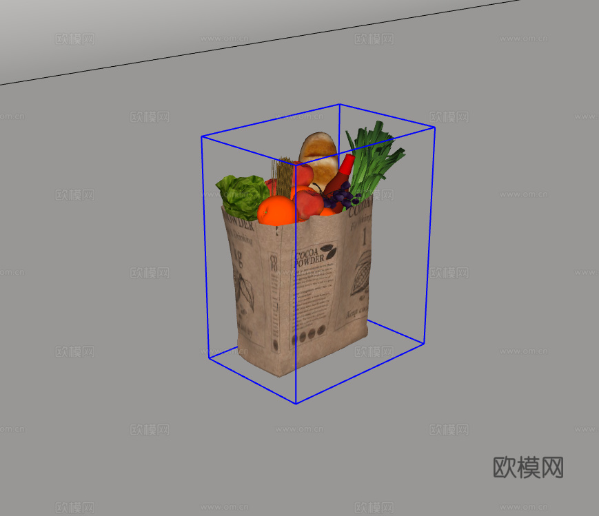 食物su模型下载（渲染图2）