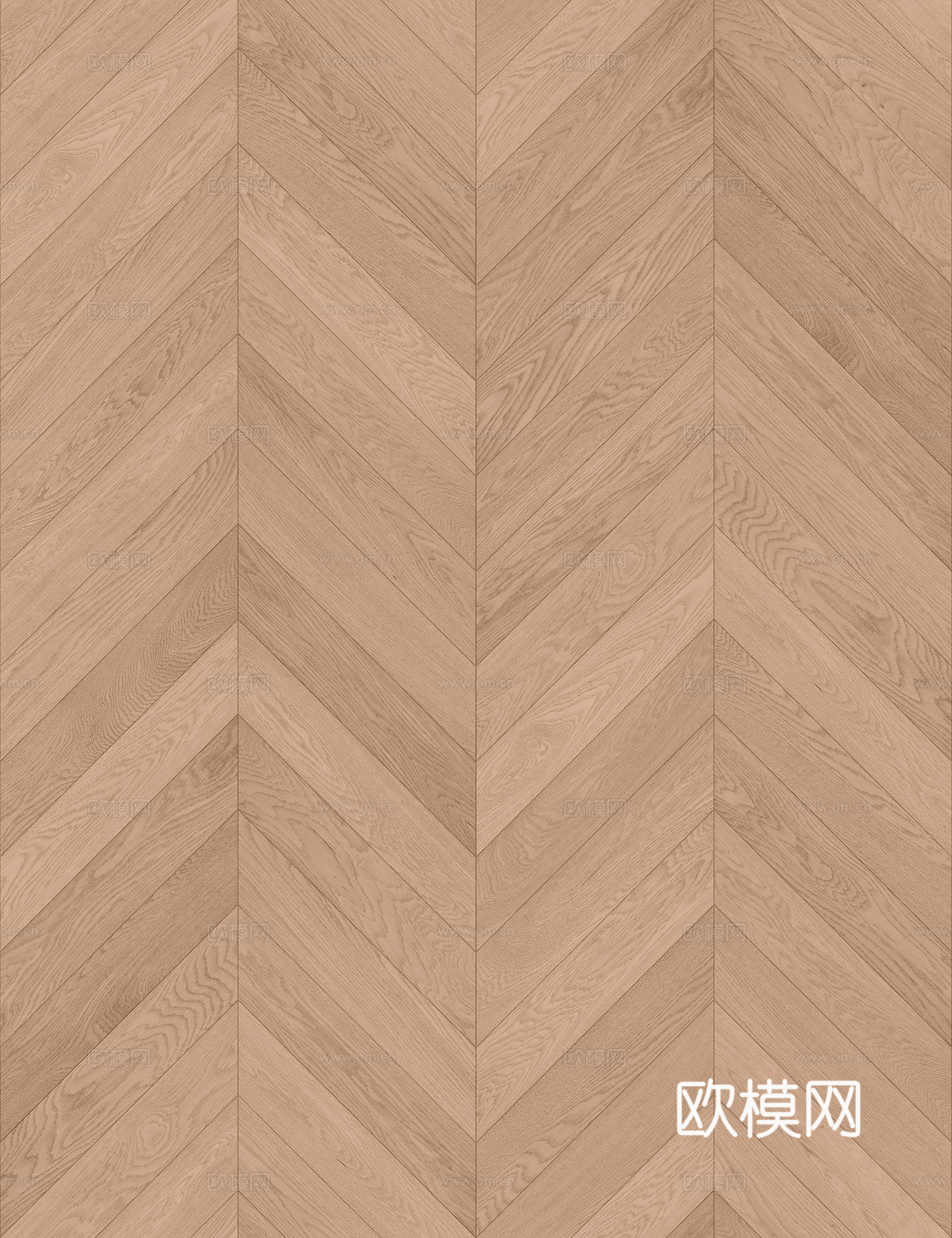 无缝黄棕色鱼骨拼木地板贴图