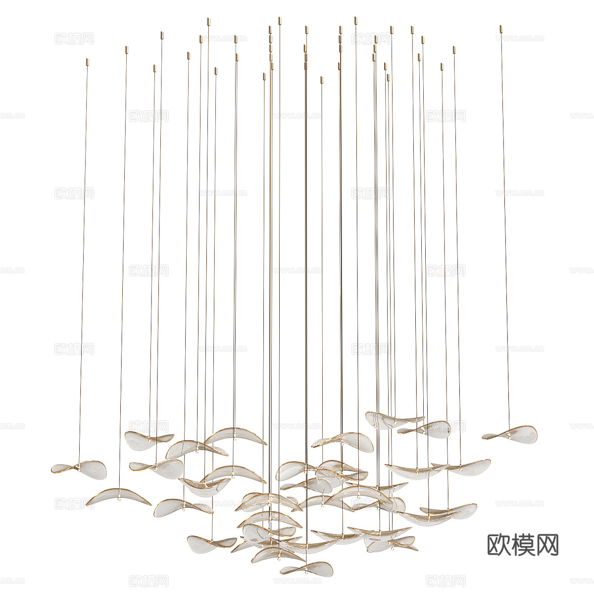 吊灯免费3d模型下载_ID16158583_3dmax免费模型-欧模网
