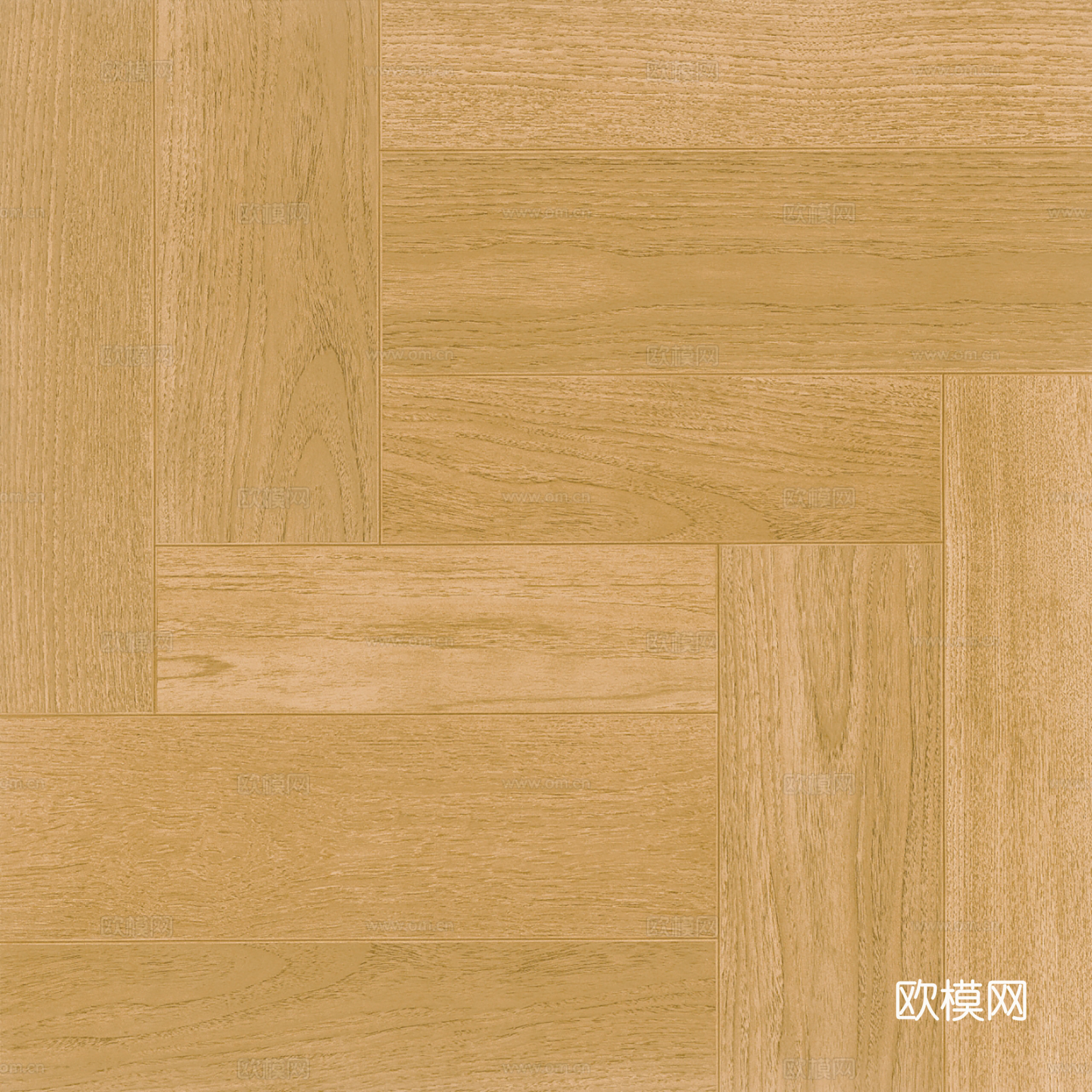 现代法式浅色木纹拼花木地板