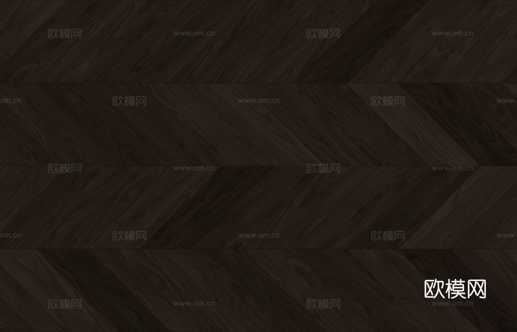 无缝黑色鱼骨拼人字拼木地板