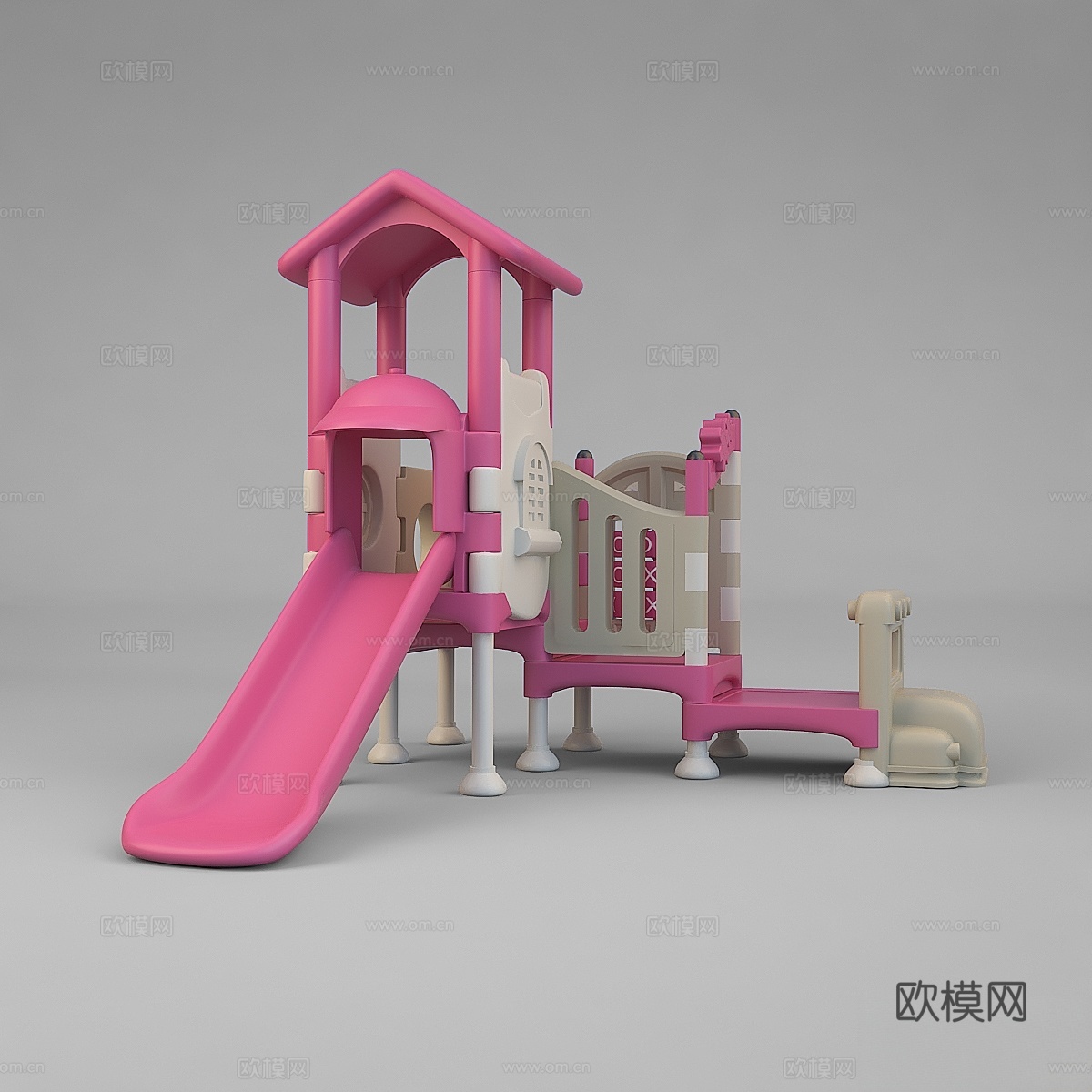 粉色游戏套装3d模型下载