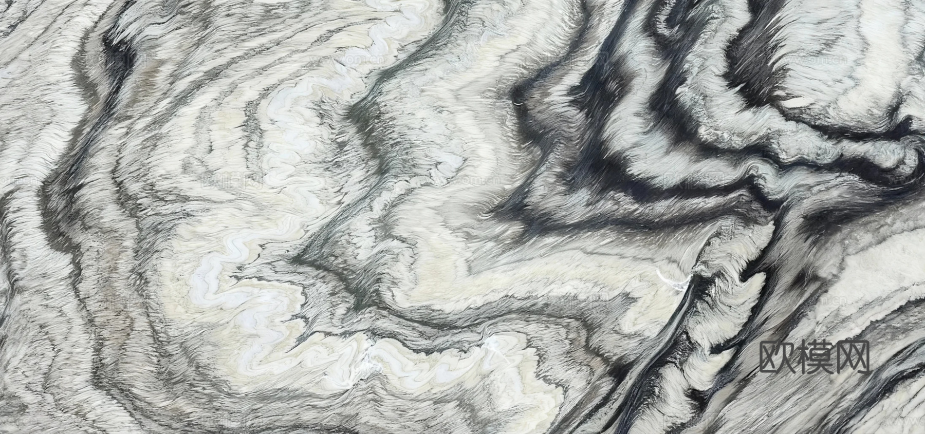 现代轻奢中式莫兰迪大理石 黑白大理石 祥云纹大理石山水大理石