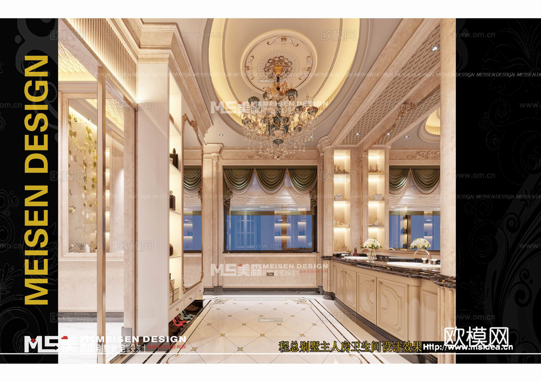 欧式豪宅施工图cad施工图