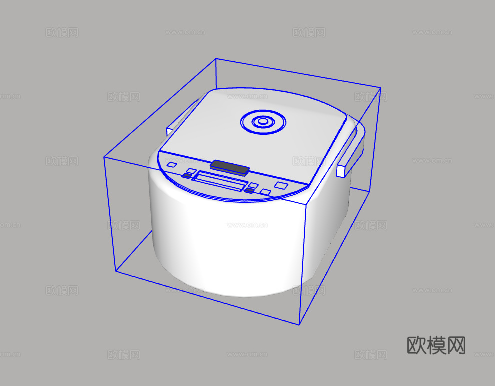 电饭煲su模型