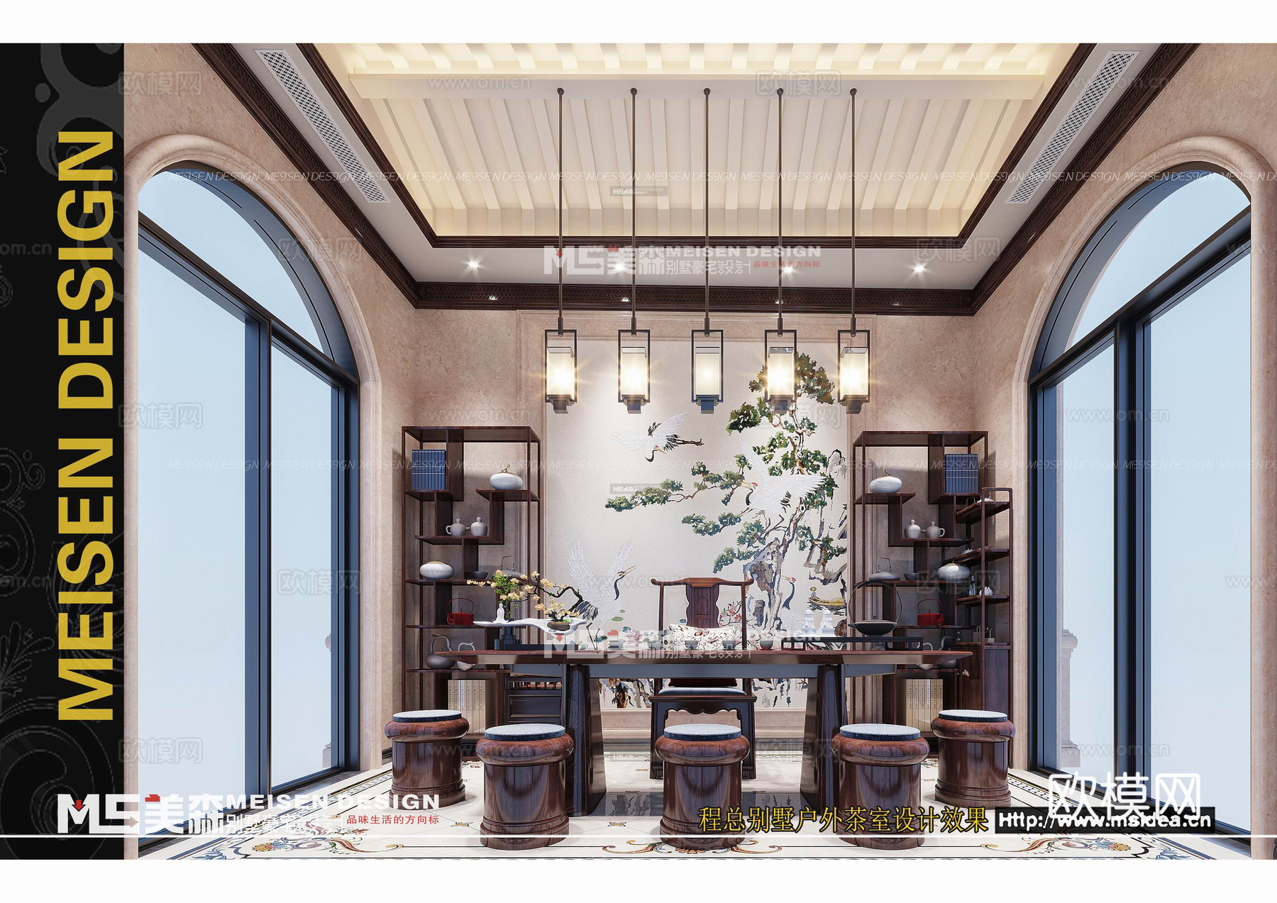 欧式豪宅施工图cad施工图