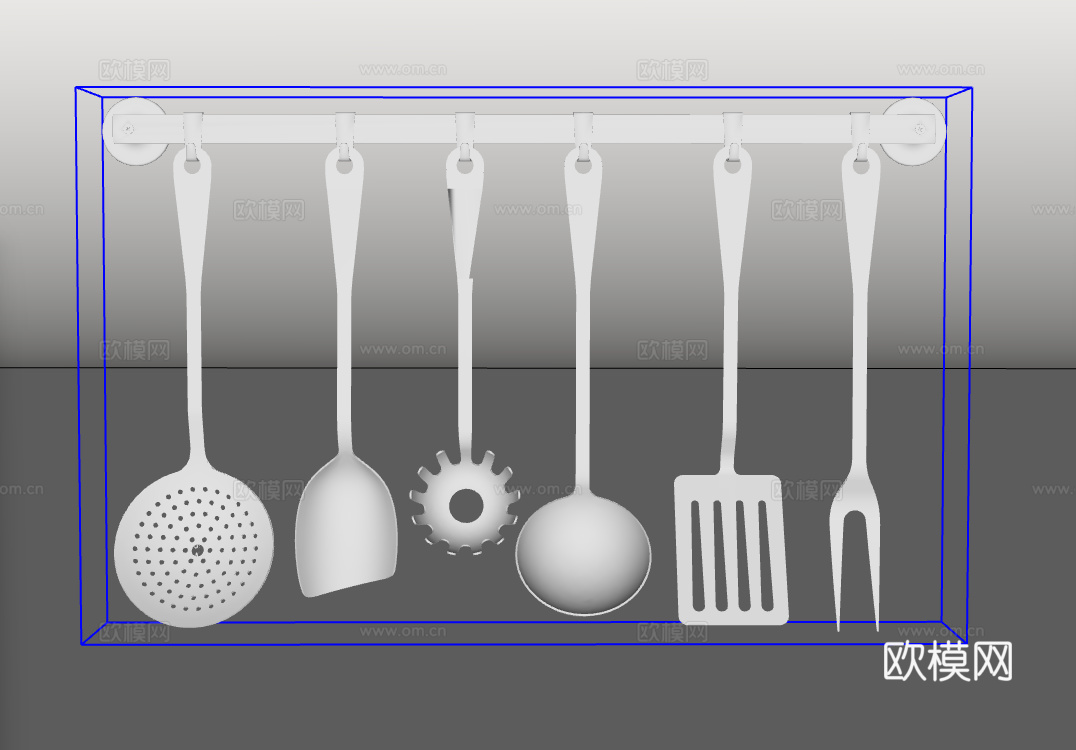 厨具组合su模型