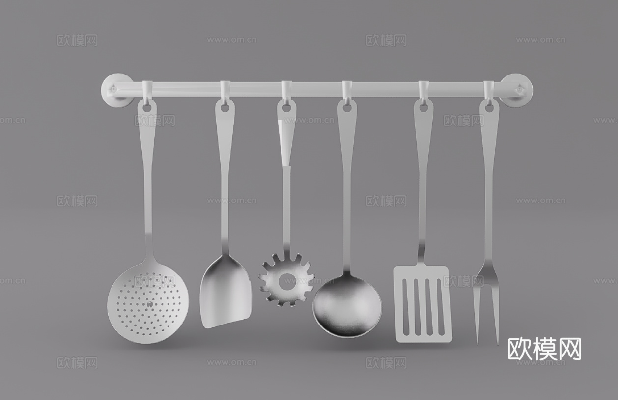 厨具组合su模型