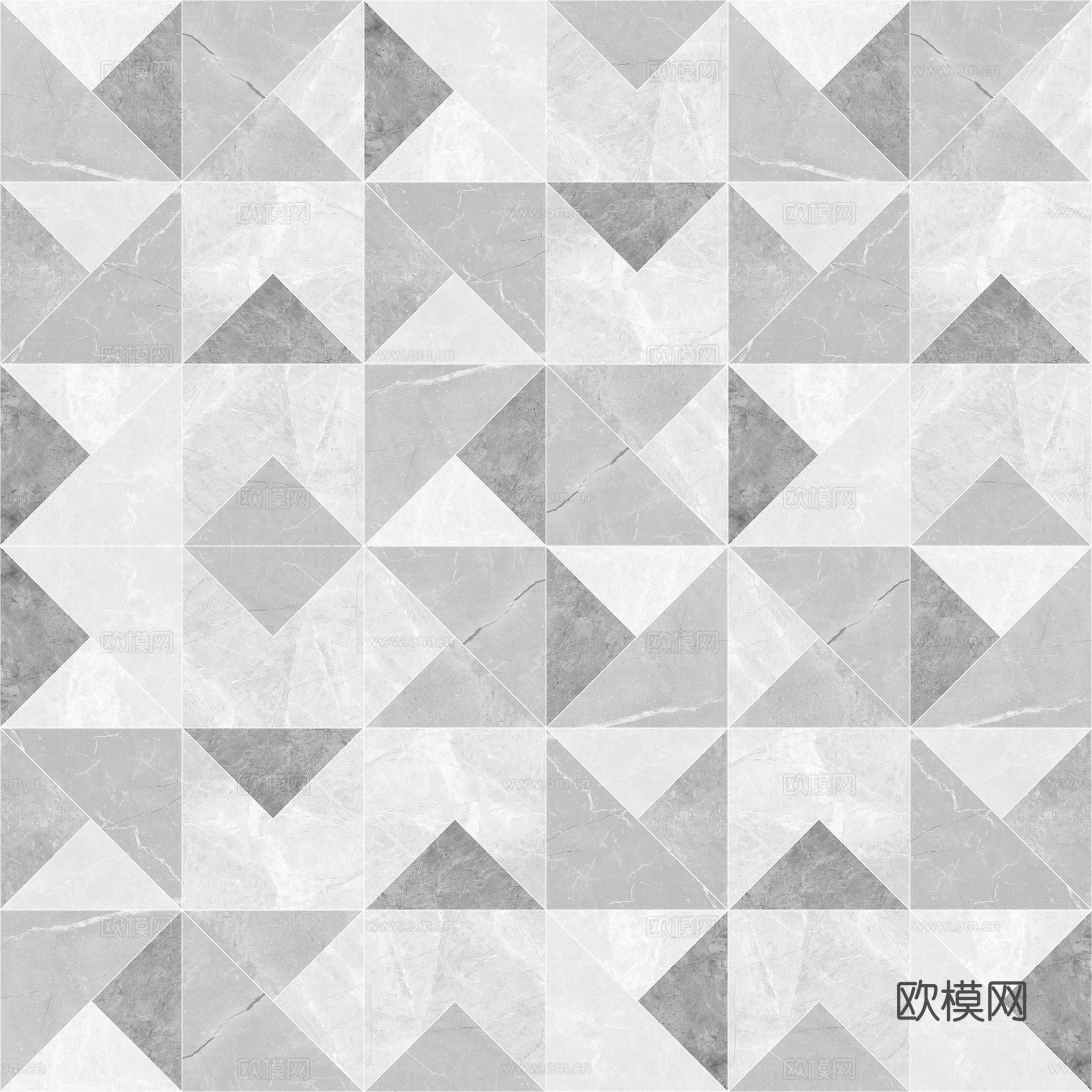 现代无缝石材地面石材拼花大理石