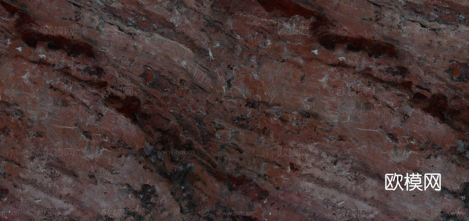 现代轻奢 意式 奥古斯都紫大理石 深紫色大理石瓷砖岩板下载