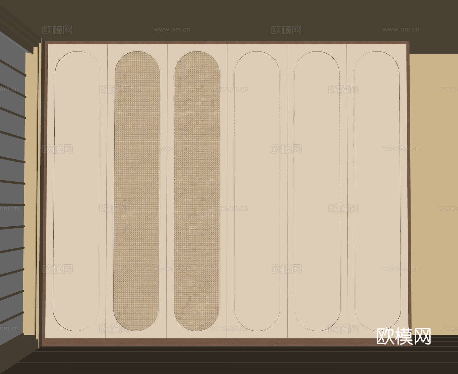 中古衣柜su模型