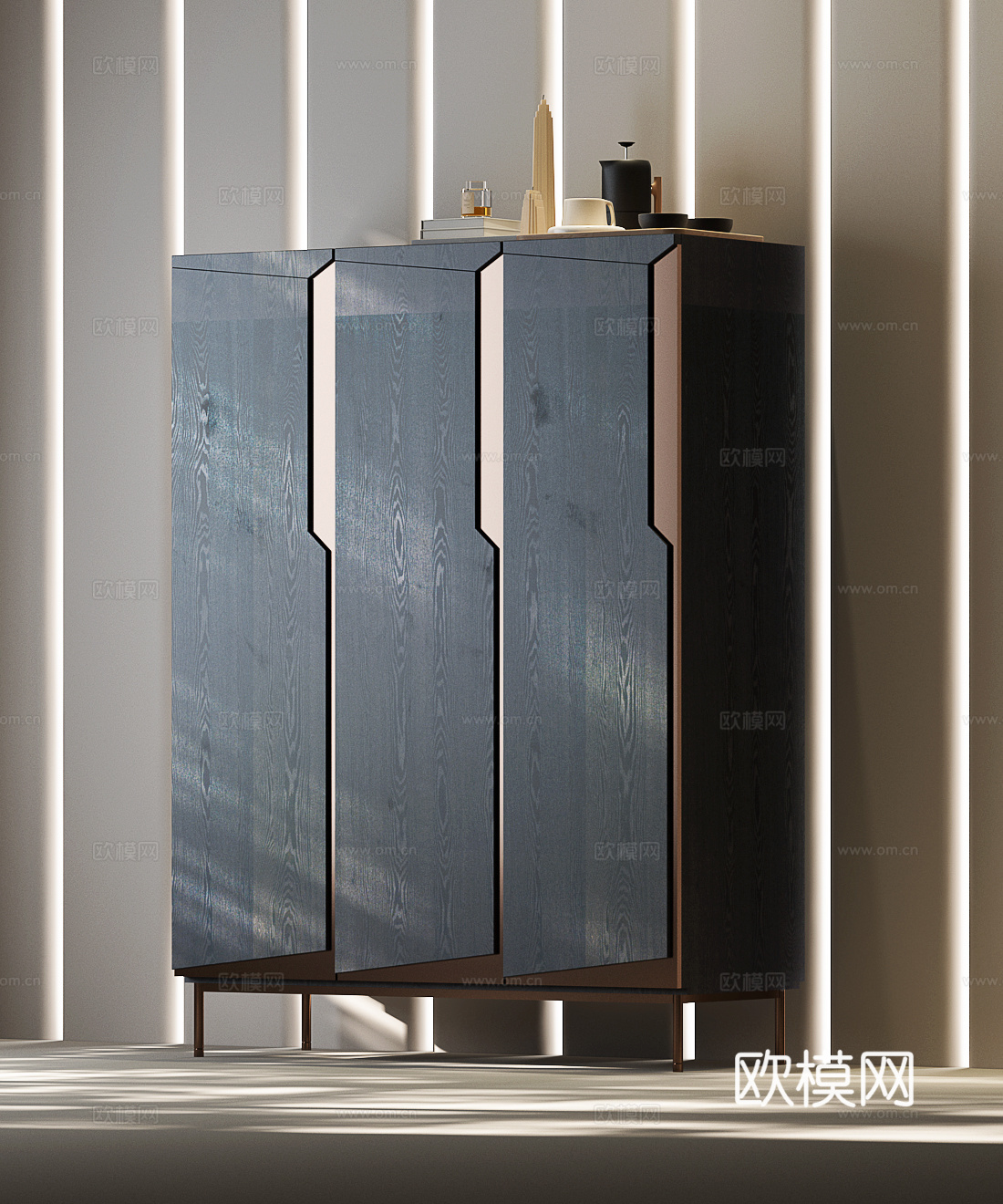 现代衣柜 现代装饰柜 现代意式衣柜 现代意式装饰柜su模型