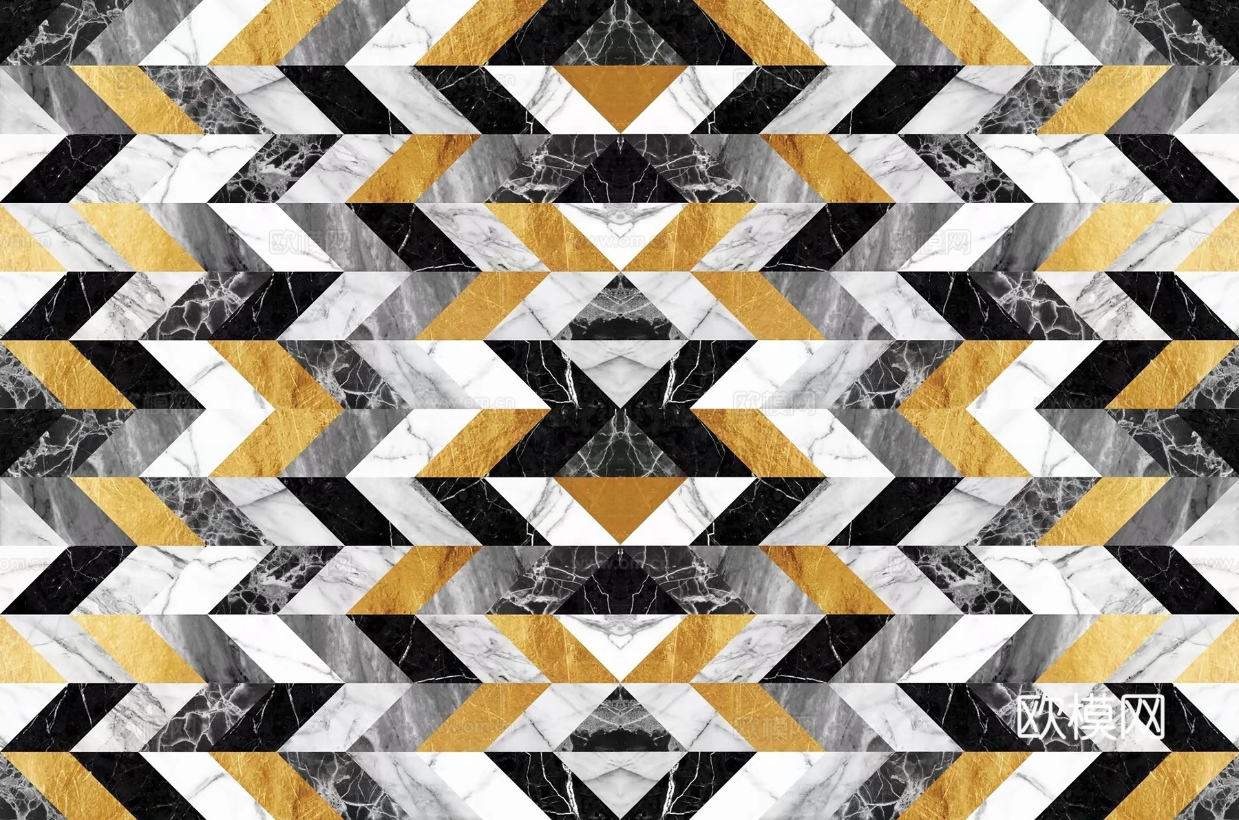 黄色跳色石材拼花下载