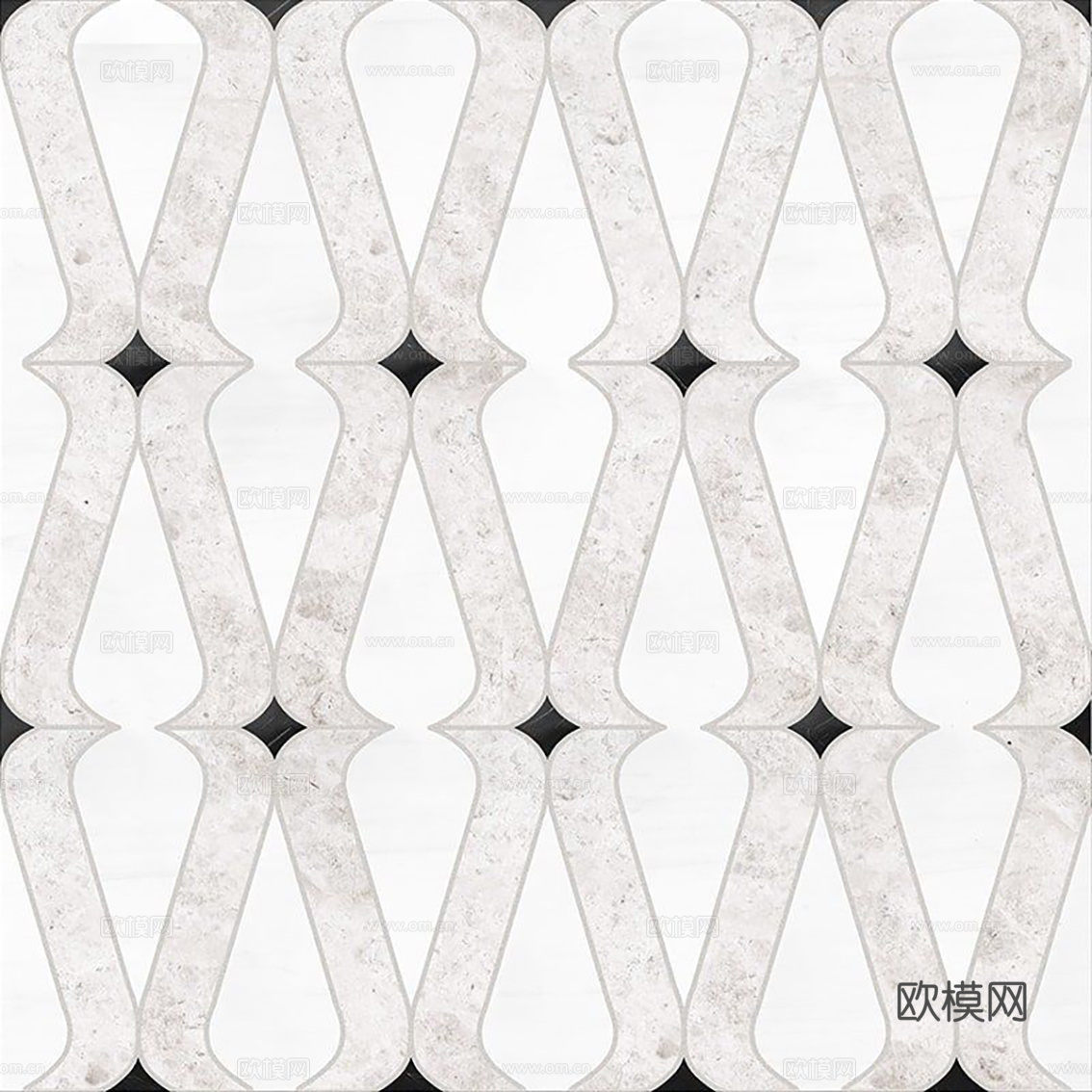 意式无缝石材地面石材拼花大理石