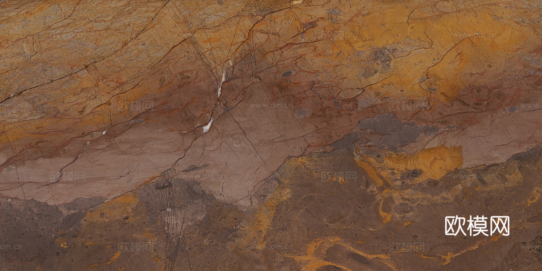 复古棕黄色大理石瓷砖