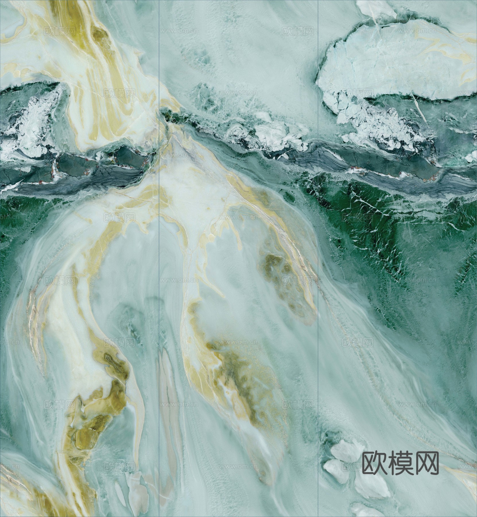 东鹏现代新中式轻奢客厅背景墙大千居士岩板