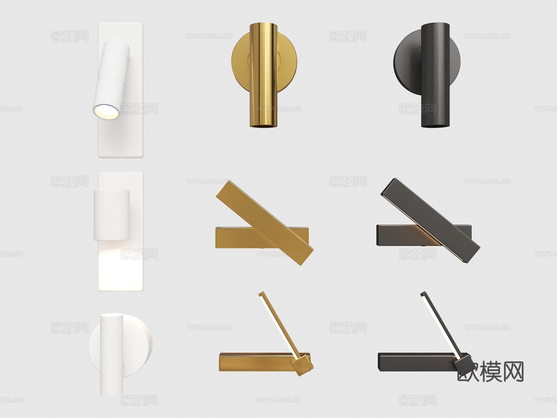 现代壁灯 壁灯 阅读灯 长条壁灯 床头壁灯 壁灯 壁灯 壁灯su模型