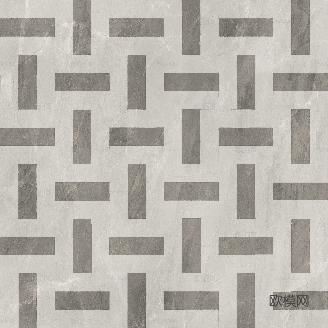 现代无缝轻奢石材拼花地面大理石贴图