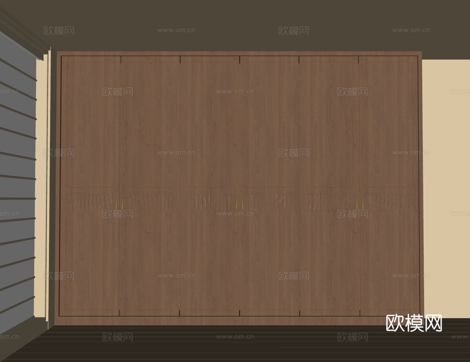 中古衣柜su模型