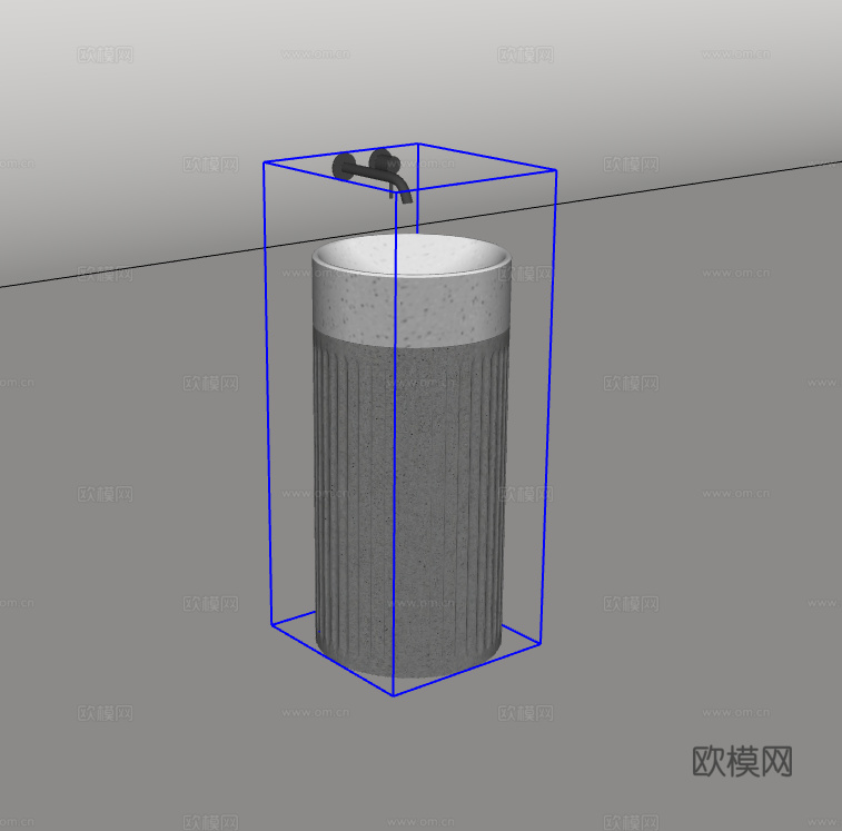 洗手台su模型下载（渲染图2）