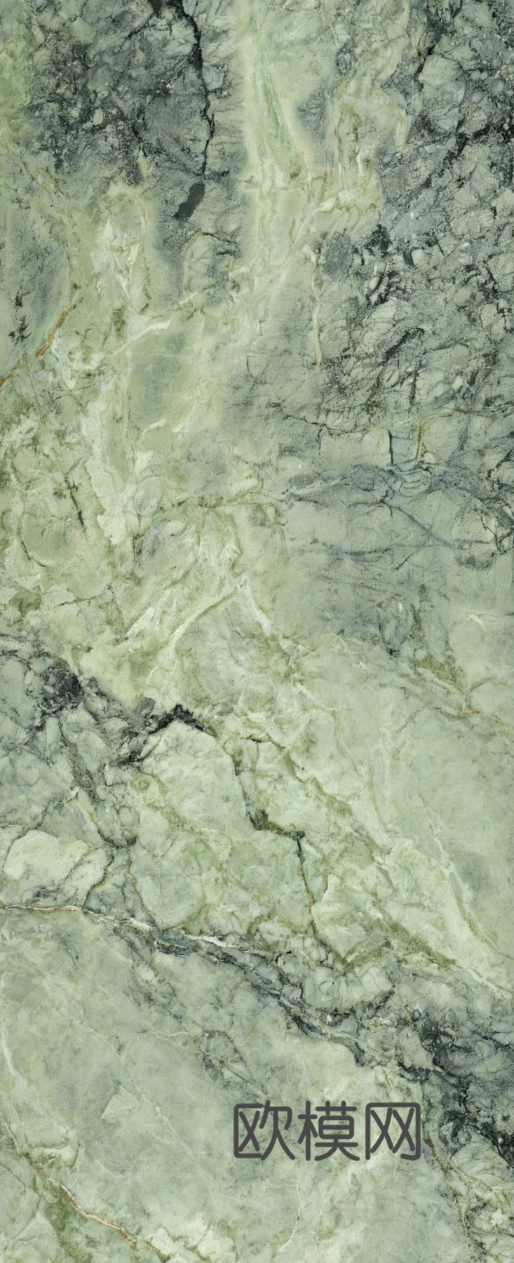 水墨丹青大理石绿色大理石瓷砖岩板绿色奢石绿山水大理石绿翡翠
