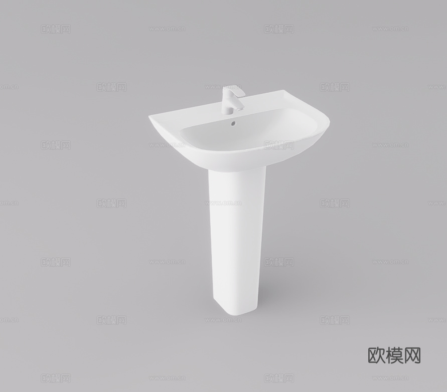 洗手台su模型