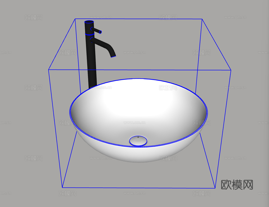 台盆su模型下载（渲染图2）