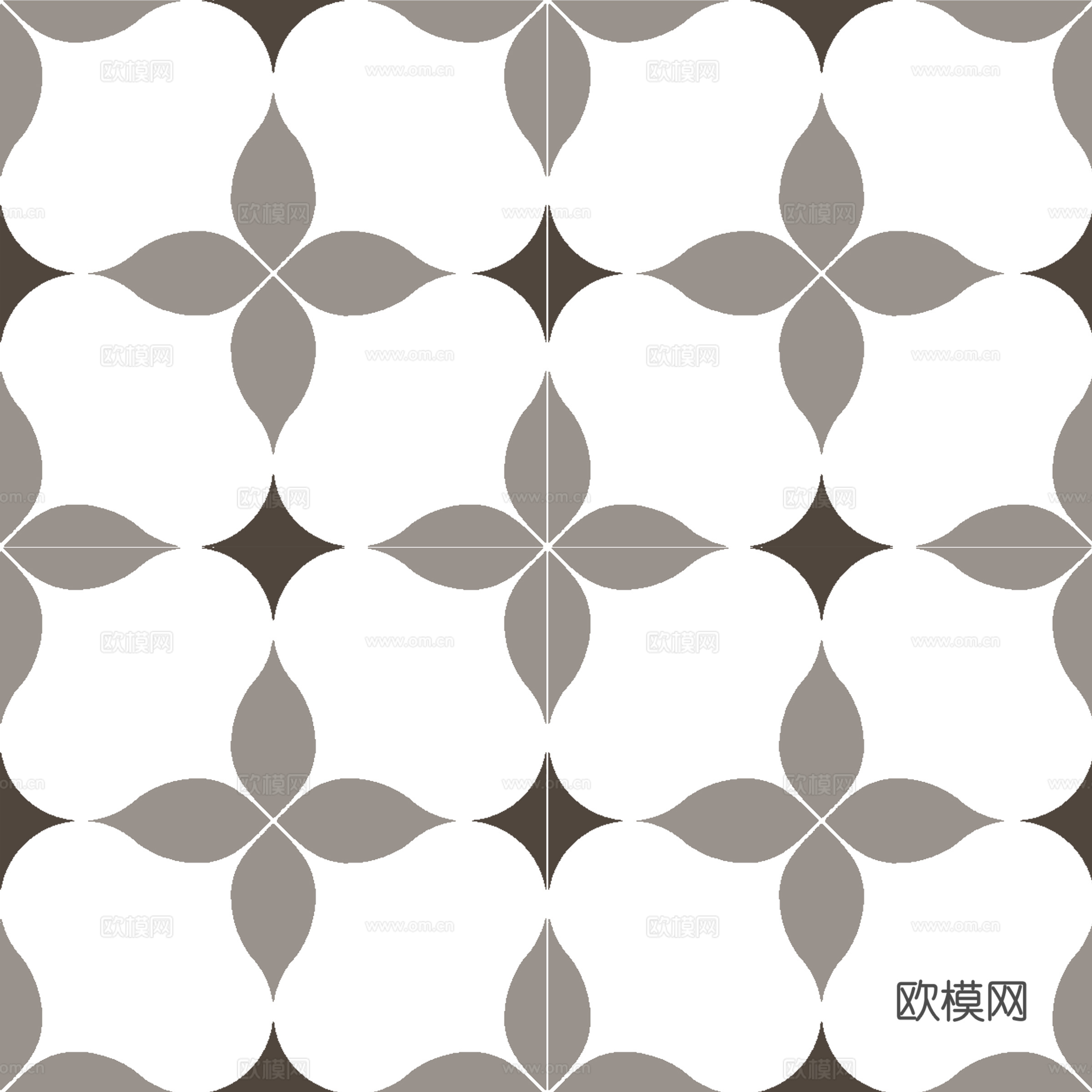 现代简约石材拼花贴图