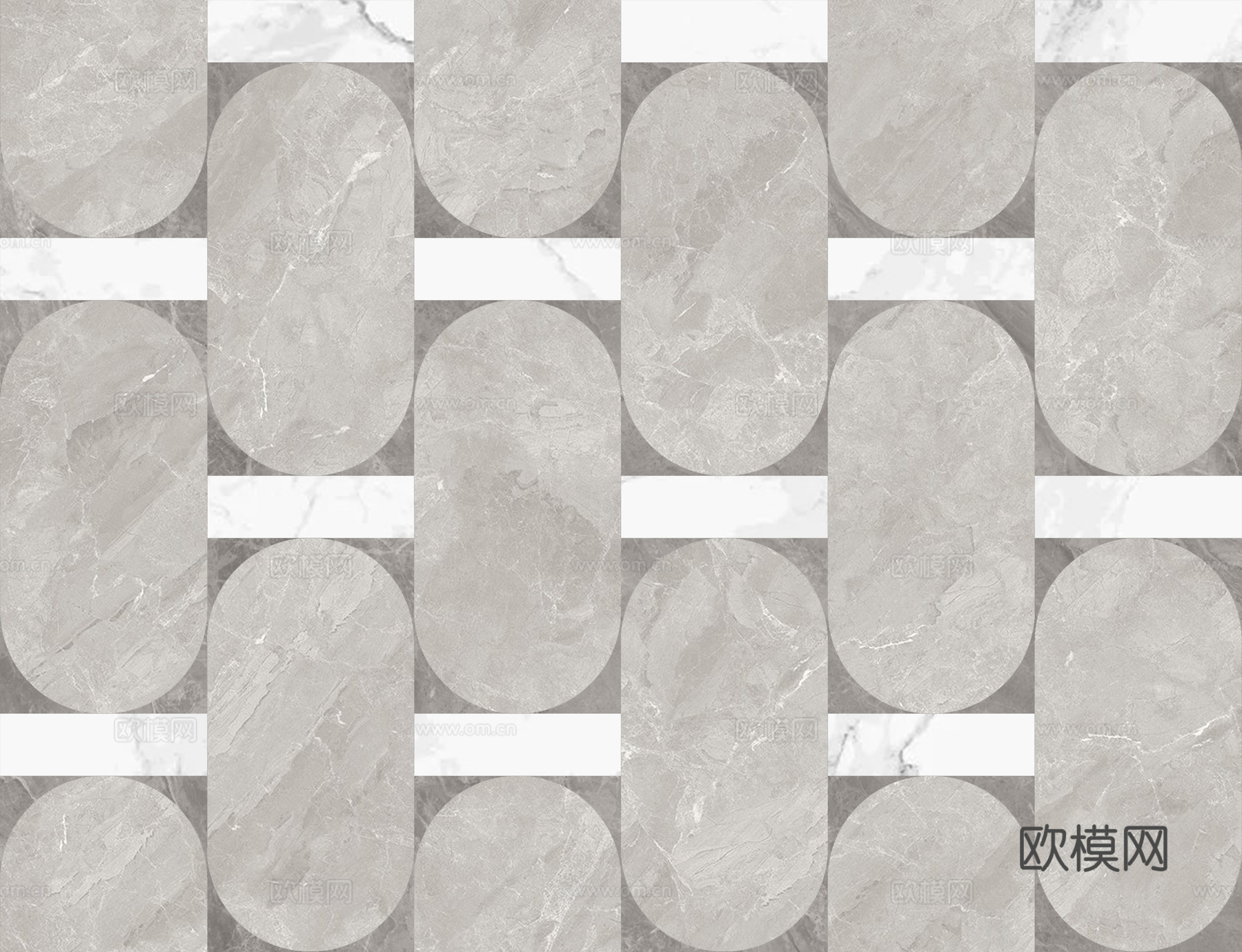 现代无缝石材地面石材拼花大理石