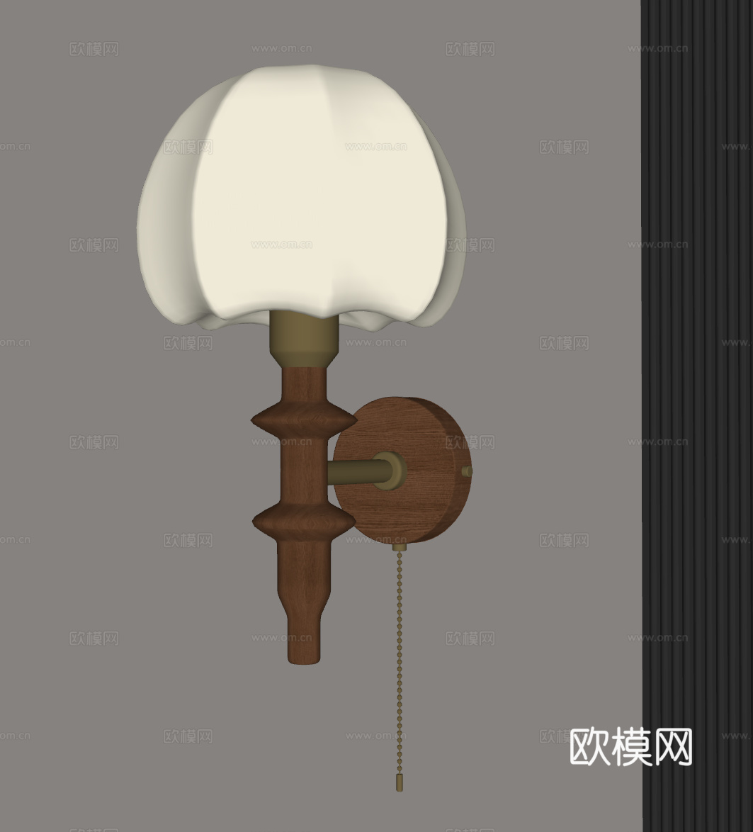 中古壁灯 走廊壁灯su模型