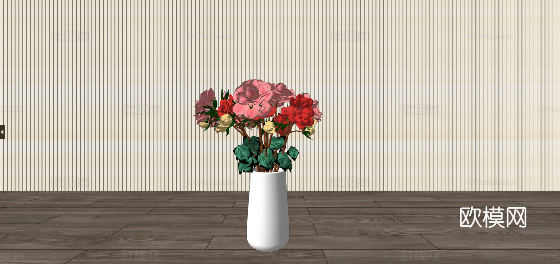 装饰花瓶su模型