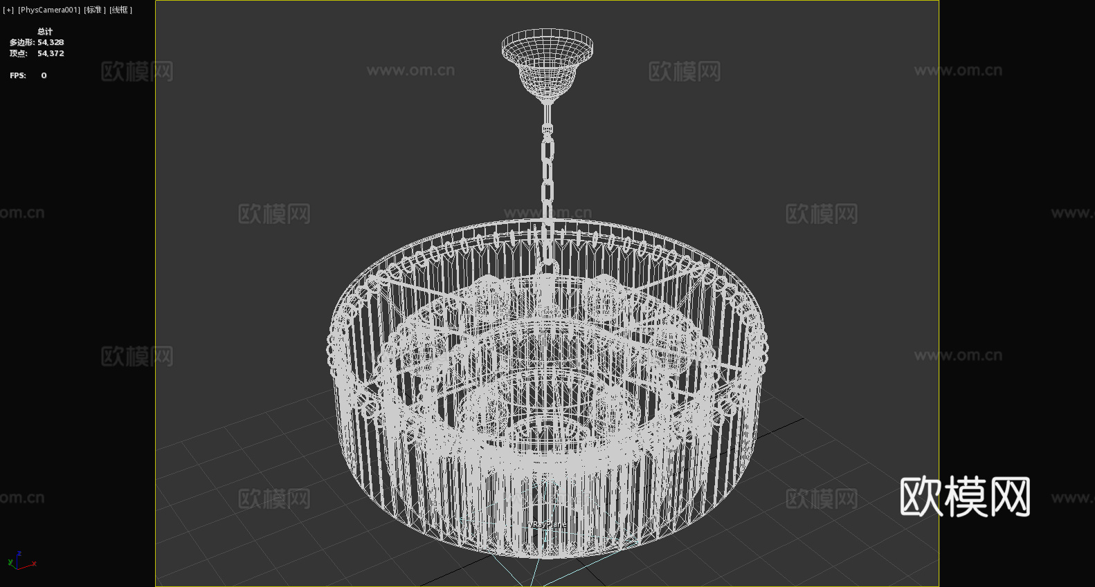 吊灯 水晶灯 客厅灯 餐厅灯 卧室灯3d模型下载（渲染图6）