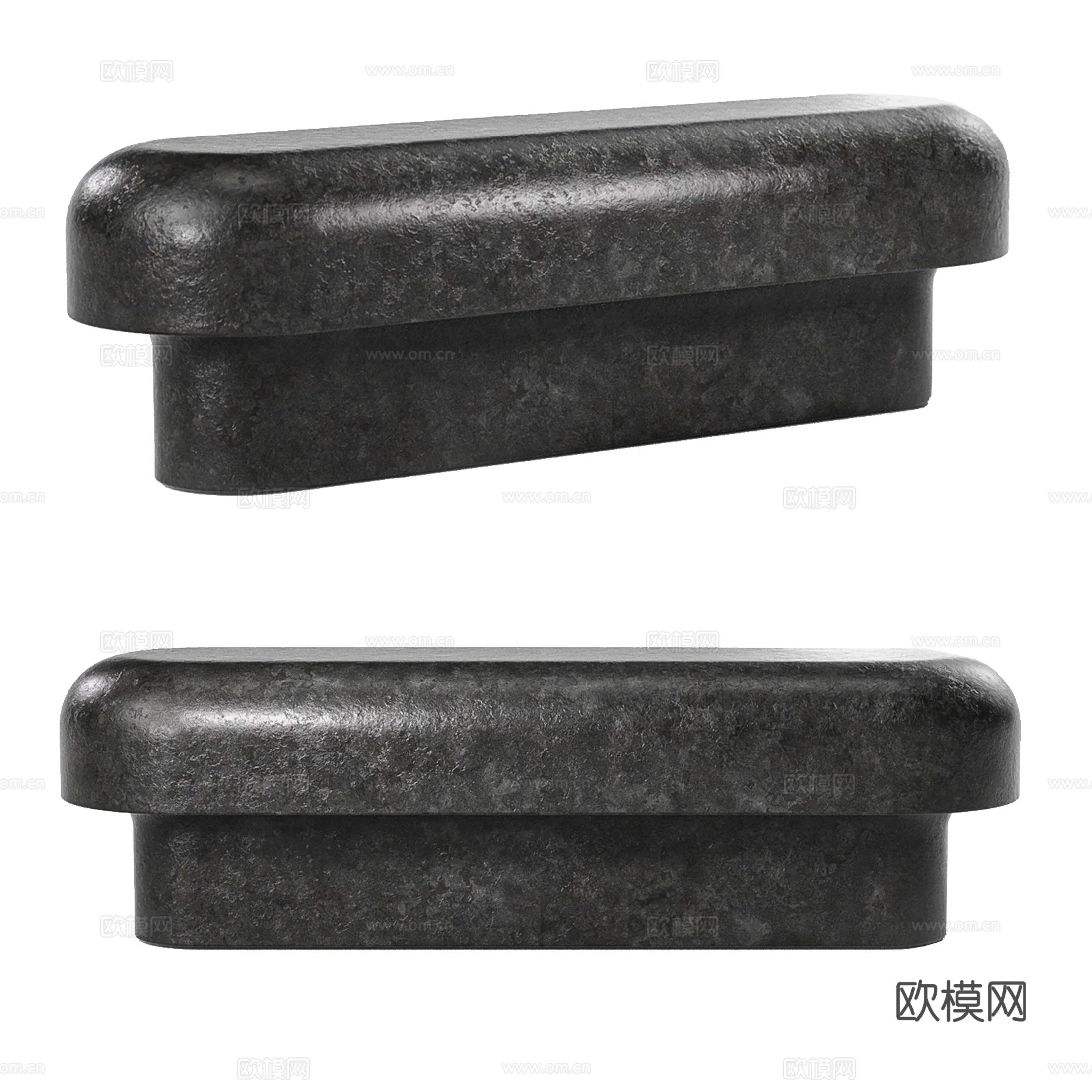 中古风长凳 矮凳 沙发凳su模型