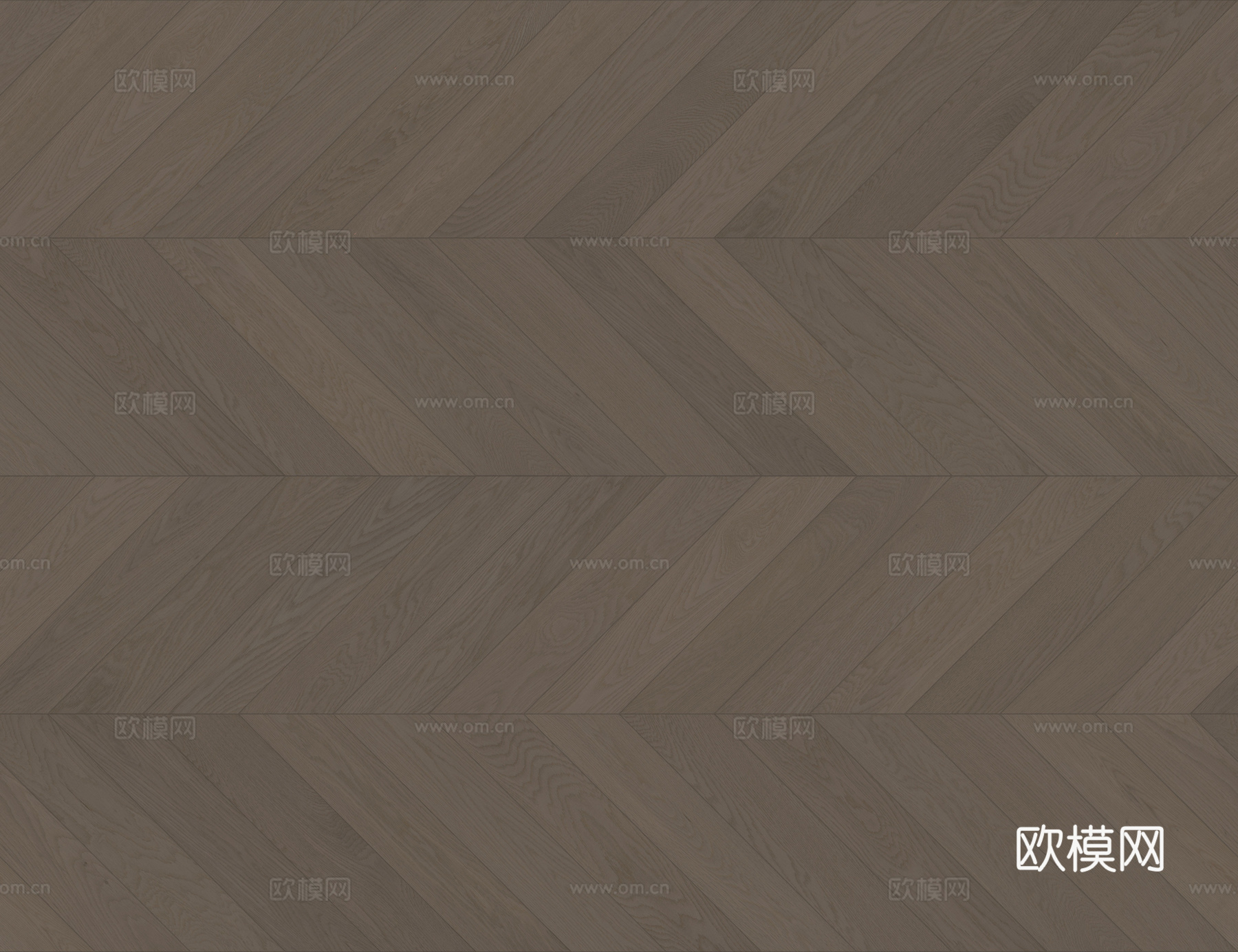 无缝深棕色鱼骨拼人字拼木地板