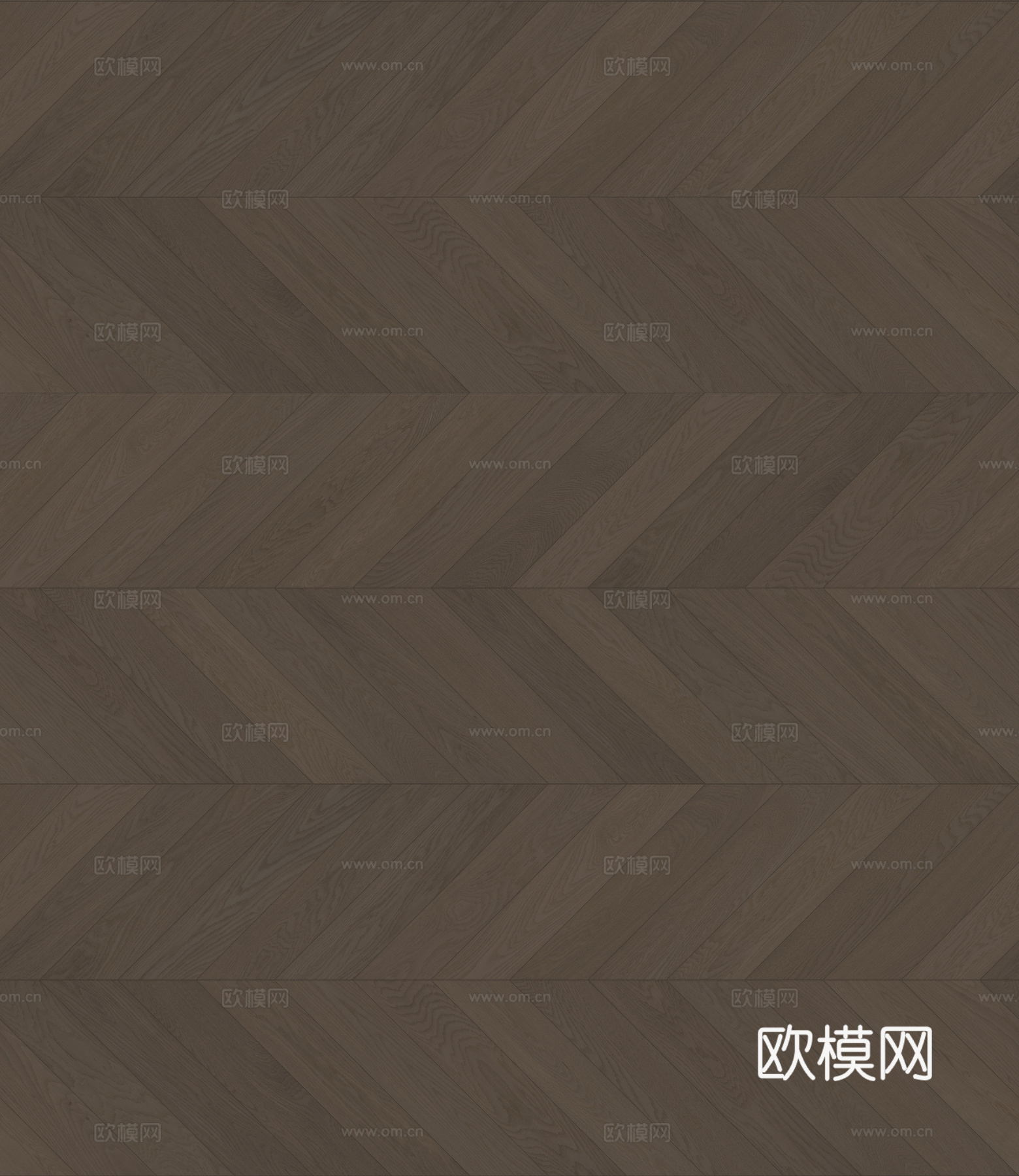 无缝深棕色鱼骨拼人字拼木地板