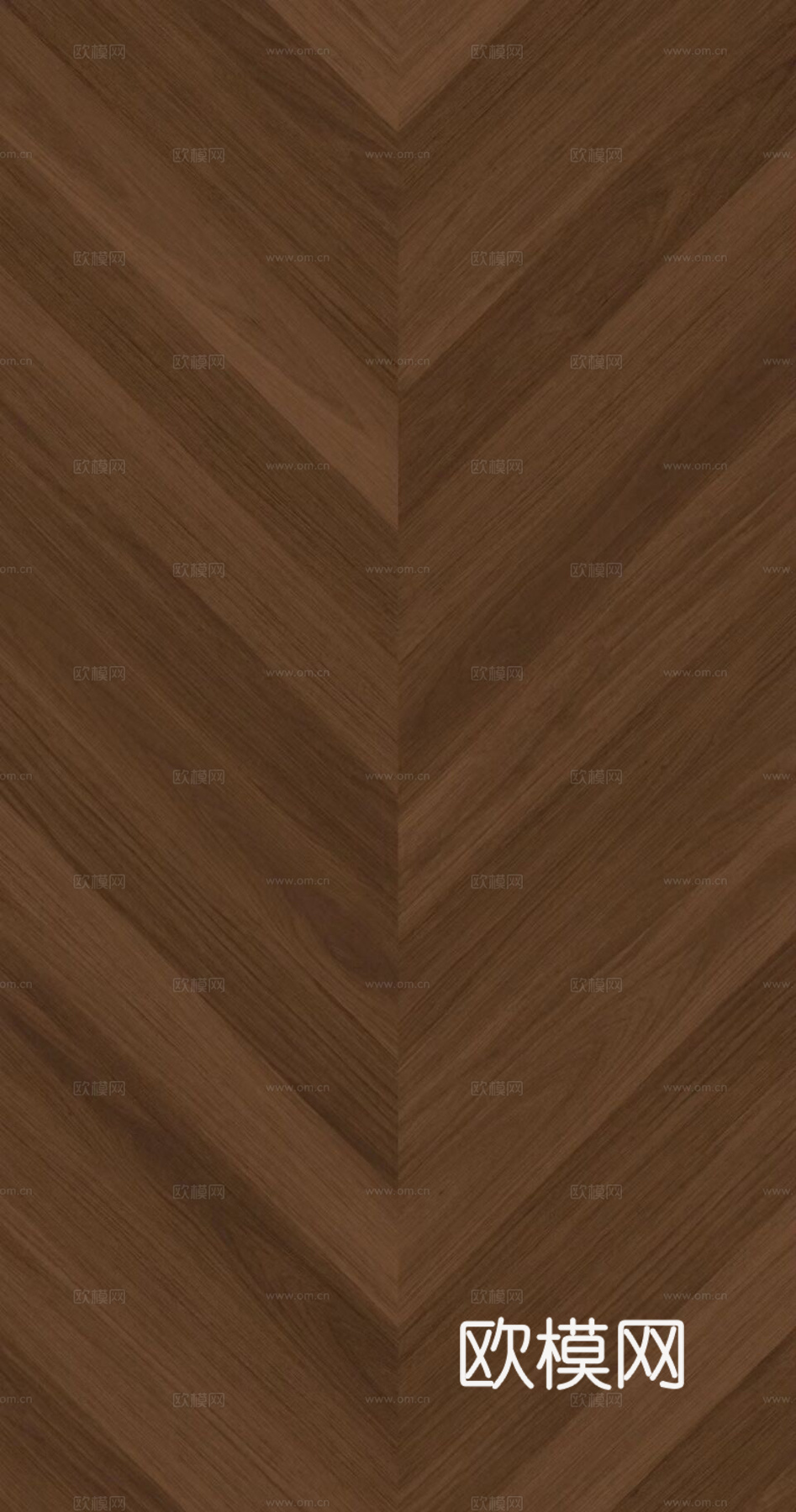 意式现代无缝深胡桃色鱼骨拼人字拼木地板