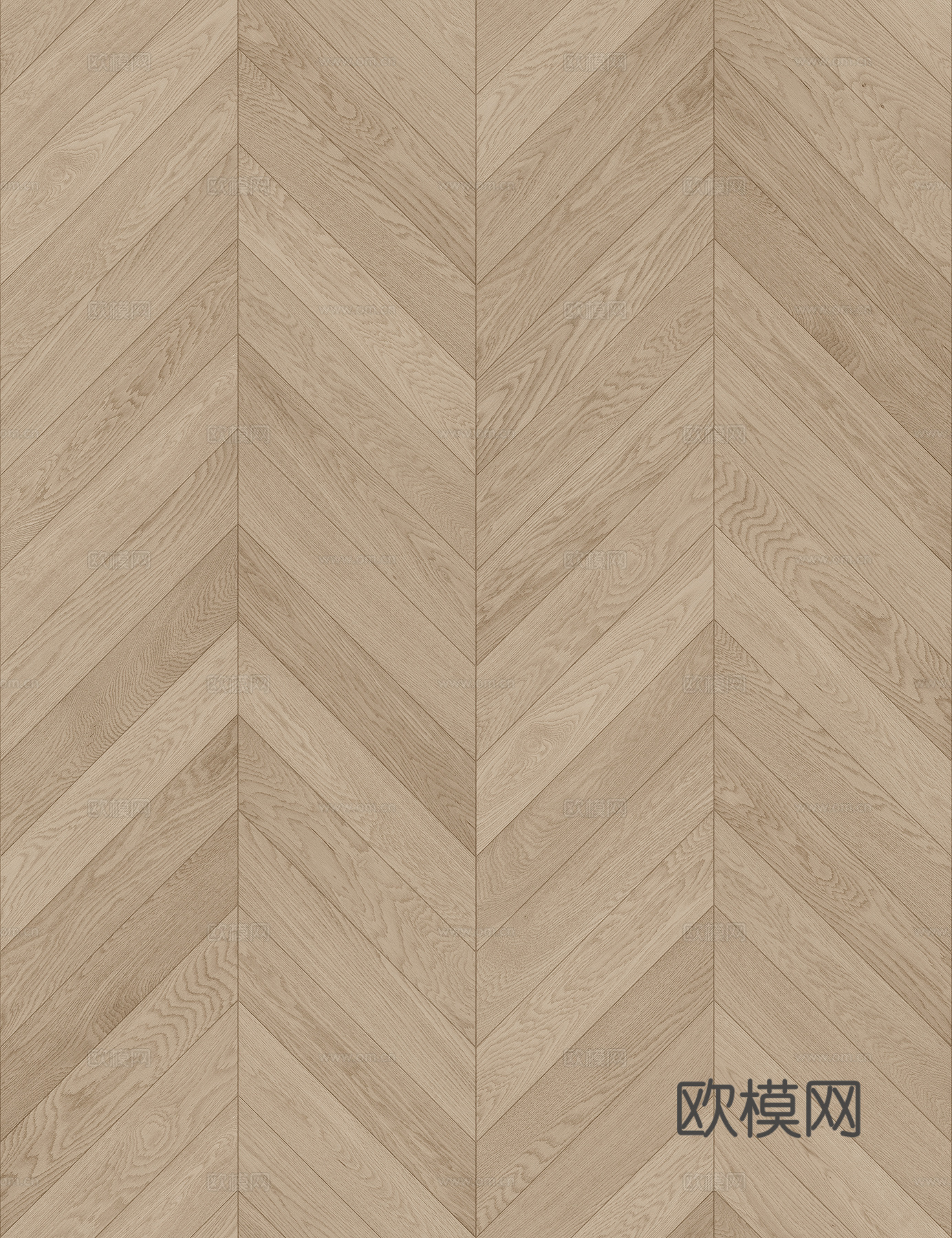 无缝浅色楸木鱼骨拼人字拼木地板