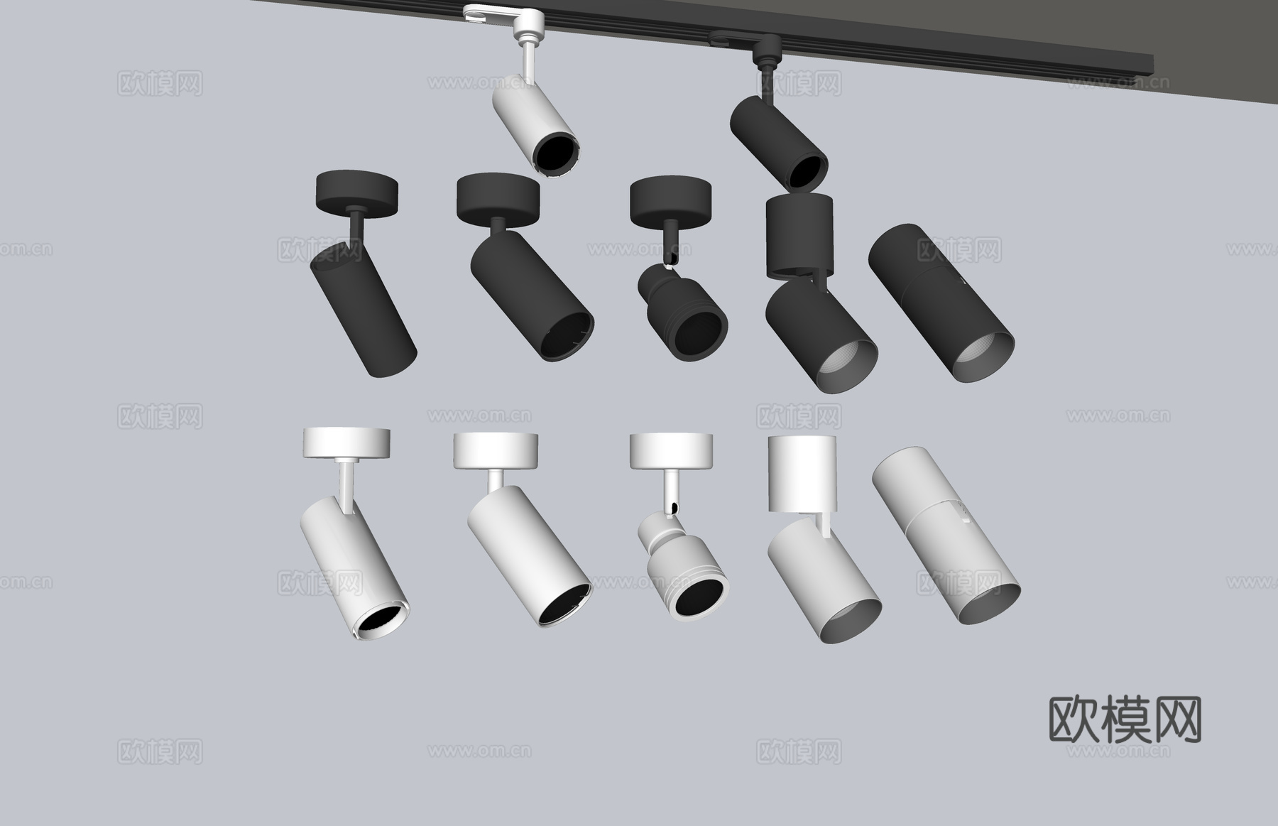 灯具 草坪灯 灯 室外灯 射灯 灯光su模型