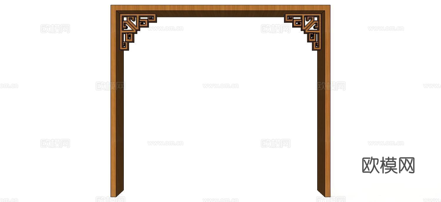 装饰门 门套 装饰门套su模型
