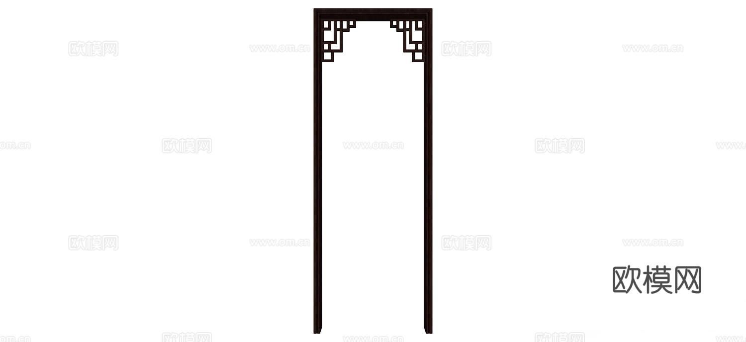 装饰门 门套 装饰门套su模型