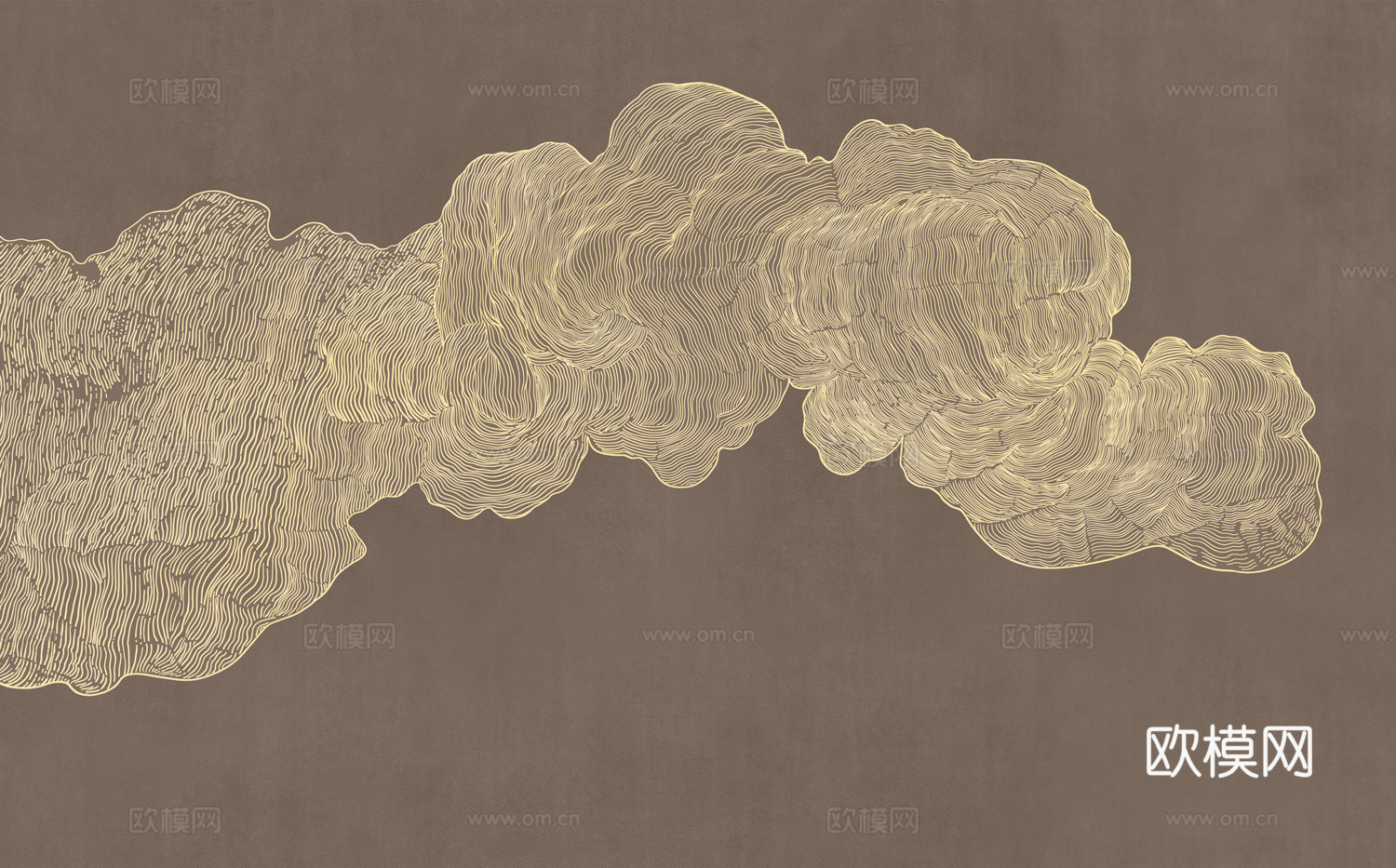 中式新中式抽象画线条壁纸壁画下载