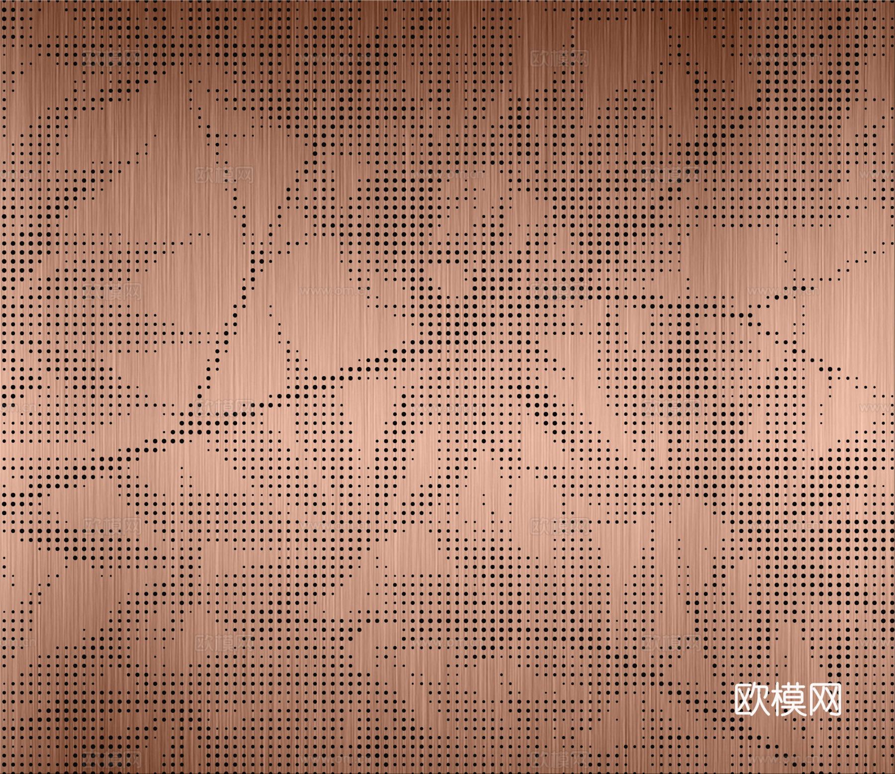 咖色穿孔板金属贴图