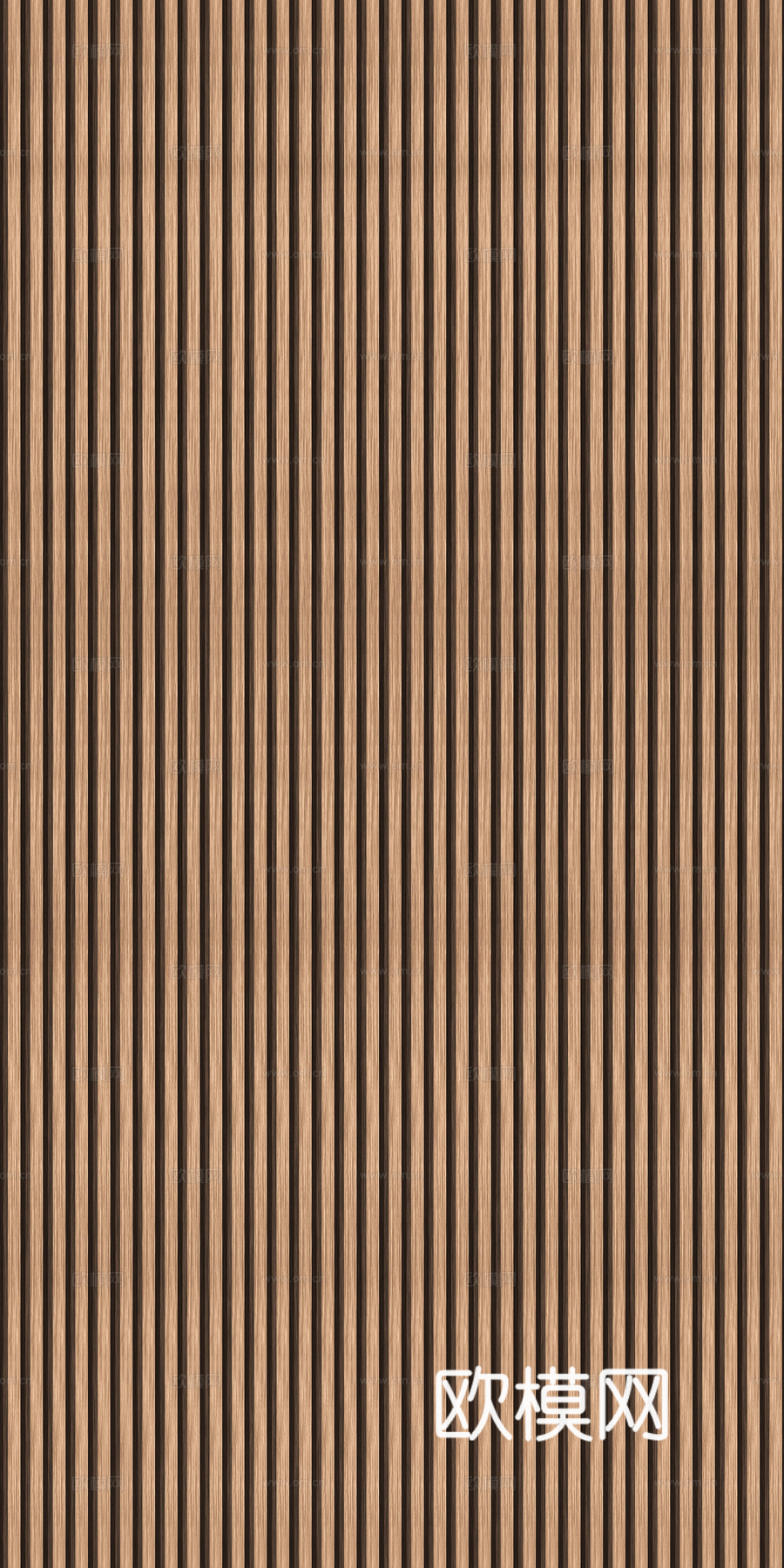 无缝原木奶油风木格栅 长城板贴图