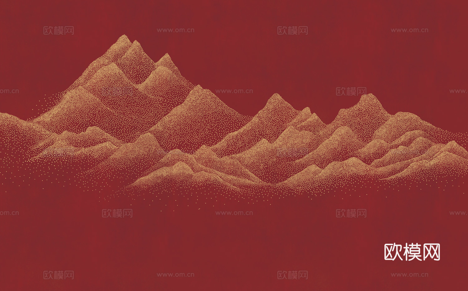 中式新中式抽象画线条壁纸壁画下载